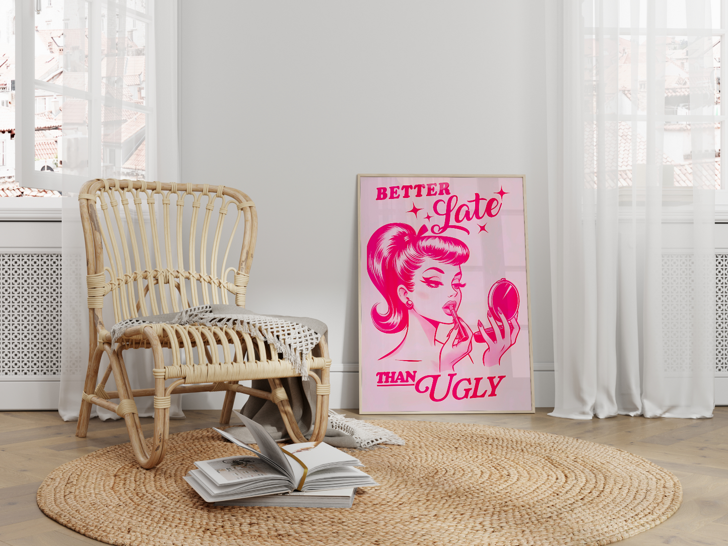 1-a-wooden-frame-beside-a-chair - Visivus