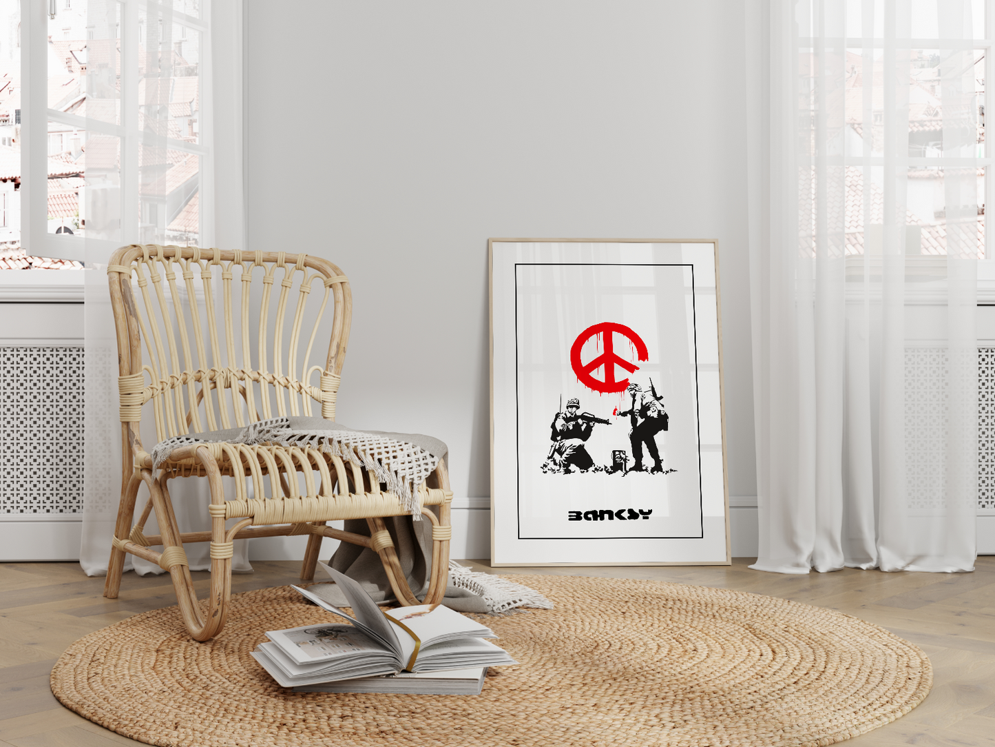 10-a-wooden-frame-beside-a-chair - Visivus