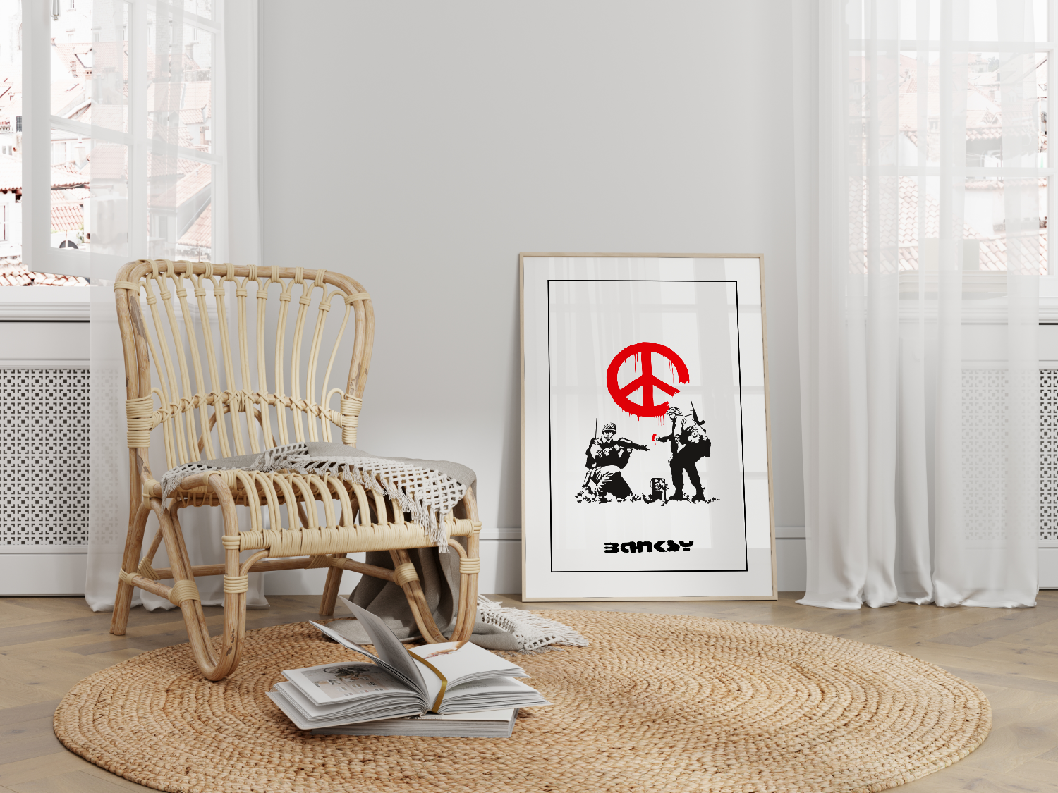 10-a-wooden-frame-beside-a-chair - Visivus