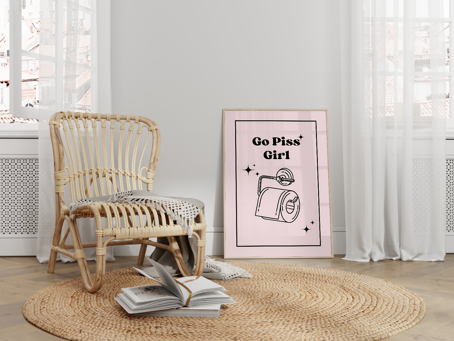 11-a-wooden-frame-beside-a-chair - Visivus